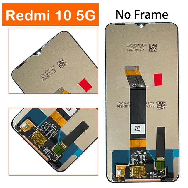Display LCD Con Touch E Frame Per Xiaomi Redmi 10 5G (Modelli 22041219G / 22041219NY) - Foto 3
