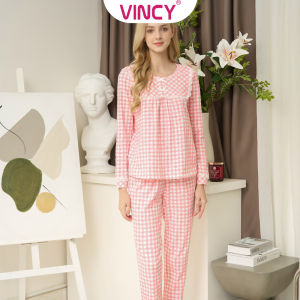 [Mua 3 giảm 20% mua 2 giảm 15%] Bộ Đồ Thun Dài Nữ Vincy BTD030W31