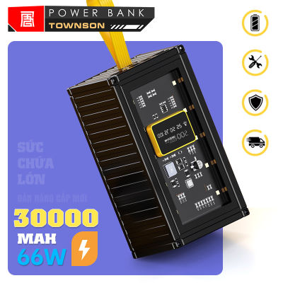 Sạc Dự Phòng 50000mAh Có Sạc Nhanh PD 20W Dung Lượng Lớn Màn Hình LED Hiện Thị Phần Trăm Pin