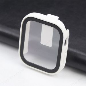 Waterproof Watch Case + Tempered Glass for Apple Watch  41mm 45mm 40mm 44mm  Protector Straight edge For IWatch Series 9 8 7 6 SE 5 4