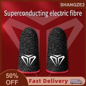 【E-WOITD】 New 1 cặp chơi game ngón tay tay tay áo đầu ngón tay thoáng khí cho pubg di động trò chơi