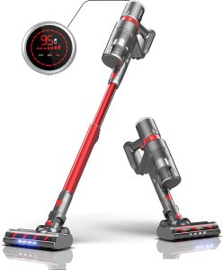 Buy 1 Get 1 Laresar Elite Pro Cordless Vacuum Cleaner 400W 30kpa Intelligent LED Screen Detachable Battery HEPA Filter Up to 55 min Battery Life 2 Modes Multi-Speed