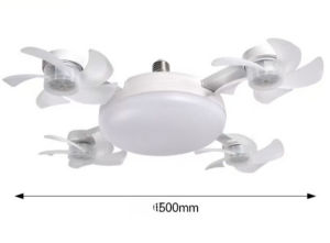 Screw-on fan light Household small fan Silent fan Drone screw-on small fan