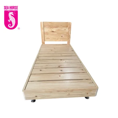 SEA HORSE KD00Z-3675-V New Zealand Solid Wood Bed Frame (Scandinavian Minimalist Style) for Single Size! Pre-Order 15-20 Days!