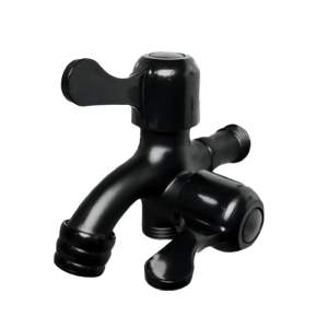 Kran Cabang Shower - Kran Double Engkol Kran Stainless