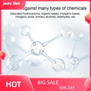 Jacky ถุงมือไนไตรล์หนา1คู่-สารเคมี ถุงมือแขนยาวกันน้ำทนกรดสำหรับทำสวนงานพ่นสีไม่ใส่ยาง