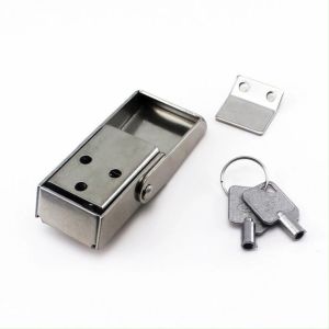 CSM SS304 Latch Hook Lock 82.8x33mm Stainless Steel Door Catch Advertising Latch