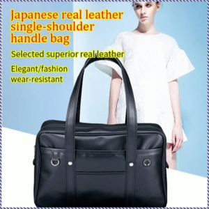 Shoulder Bag Large Capacity Commuter Bag Heart-shaped Point Abrasion Resistance Fashion Round Metal
