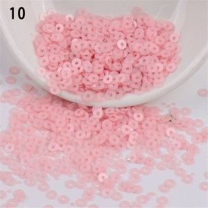 FWFHTP 2000pcs 4mm Thời trang Đồ trang sức tự làm Chỉnh trang Sáng bóng lễ cưới Tròn Paillettes Paillette tròn Sequin lỏng lẻo Phụ kiện may Hạt mài