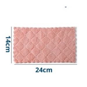 Ultra Absorbent Microfiber Dishcloth Super Absorbent Kitchen Dish Washing Clean Cloth Towel Kain Dapur Lap Pinggan