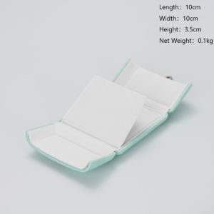 Oirlv Hộp Đựng Nhẫn Cưới Hộp Đựng Trang Sức Vòng Cổ Vòng Tay Bông Tai Hộp Đóng Gói Vòng Tay Mặt Dây Chuyền Bằng Da H150