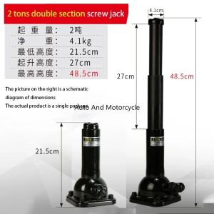 Kích nâng gầm cao cấp kèm tay quay tiện lợi dùng lắp sửa xe SUV Innova gia đình