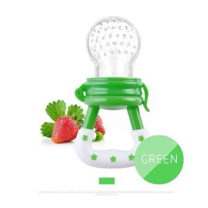 Baby Pacifier Fresh Food Feeder Silicone Nipple Teething Toy Reusable BPA-Free