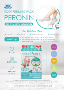 [Freeship 300k+quà 19k] Mặt nạ bao lột da chân tẩy da chết và tái tạo da chân Perorin hương Mint nhật bảnbcalivinghcmloại bỏ hoàn toàn da chếtda khônứt nẻkhử mùi hôitái tạo da châncho bàn chân mềm mịnsáng hồng suốt 60 ngày new.