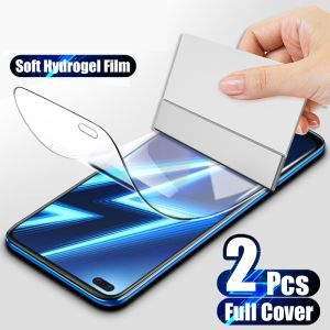 Infinix Smart 10 9 8 HD Pro Hydrogel Film Screen Protector Full Cover Self Healing Anti-scratch Hydrophobic Oleophobic Coating Film High Transparency Sensitivity Super Film