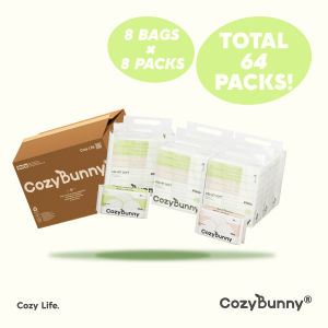 CozyBunny Velvet Soft Facial Tissues (To-Go) 4 Ply 40 Sheets/pack (64 Packs)