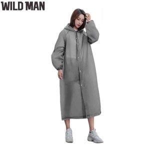 Raincoat Women Men Impermeable Thickened Waterproof Hooded Rain Coat Tourism Outdoor Hiking Rain Poncho