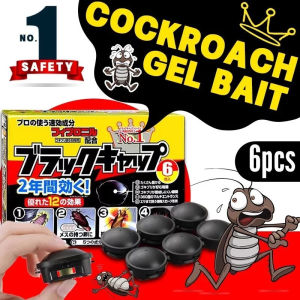 Cockroach Killer Gel 6pcs Repeller Roach Traps Roach Motel Kitchen Cockroach Sticker Cockroach killing bait Reduce Pest Safe Non-toxic