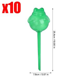10Pcs Nhà Sử Dụng Ếch Tự Động Nhà Máy Tưới Nước dụng cụ làm vườn Cho Lười Biếng Làm Vườn cây trồng trong chậu Nhỏ Giọt Thủy Lợi thiết bị tưới nước tự động