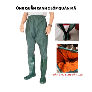 ủng đi ruộng lội nước quần ủng làm vườn chống thấm chống trơn trượt ủng bảo hộ lao động