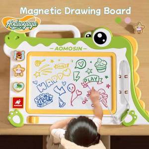 Aoduoyaya Magnetic Drawing Board Colorful Writing  Board  Erasable Education Toys for Kids Mainan