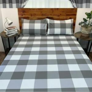 TRENDING 3IN1 BEDSHEET MADE FROM ORIGINAL CANADIAN COTTON FULLY GARTERIZE AVAILABLE SINGLE TO KING
