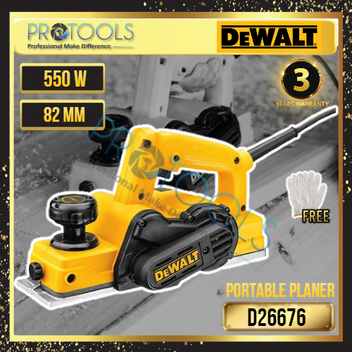 DEWALT D26676 PORTABLE PLANER 550W Lazada