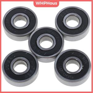 WHPHous 5Pcs Black ABEC-7 608RS Skateboard Roller Sealed Ball Bearings 8x22x7mm