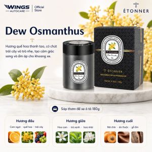 [CHÍNH HÃNG] Sáp Thơm Để Xe Ô Tô ÉTONNER Wings AutoCare 180g Dạng Sáp Rắn Hạn Chế Đổ Tràn Đặt Hộc Ly/Taplo/Bàn Làm Việc Nhiều Mùi Hương Cao Cấp
