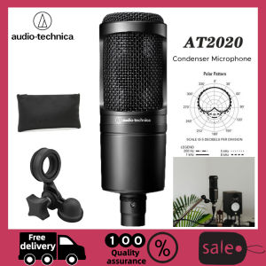 【การจัดส่งที่รวดเร็ว】 Audio-Technica AT2020 Condenser Studio XLR ไมโครโฟน