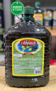 Date 12/28  Dầu Oliu Pomace Olivital 5L Italia Cao Cấp Chuyên Dùng Nấu Nướng 5L - Can Nhựa