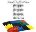【spot】530 PCS Set heat Shrink Tube Assorted Insulation Shrinkable tube. 