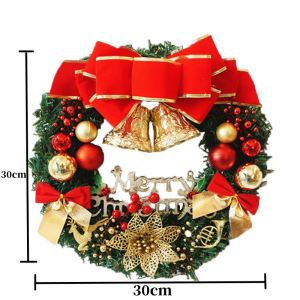 2024 NEW Christmas Wreath Artificial Pine Christmas Garland Christmas Decoration Door Decor Handmade DIY Christmas Decorations Set For Home Christmas Tree Decoration Package