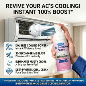 Aircon Cleaning Spray Fan Blade Cleaner Solution Multi Purpose Quick Cleaning Foam For Air Conditioner Vent Filter Cooling Fin Household Use
