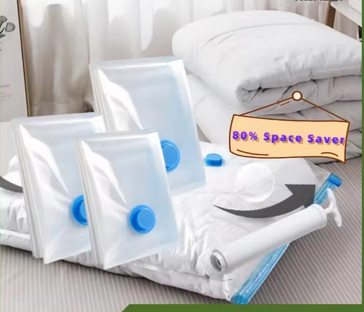 Vacuum Storage Bag Plastic Vacuum Plastic Bag For Clothes Travel Vaccum
