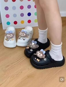[Free Shipping] Semir New Thick-Soled Clogs Non-Slip Beach Sandals Closed-Toe Half-Slipper Style For Women Sigerla
