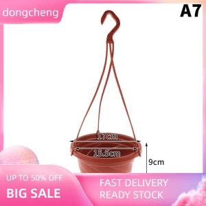 dongcheng Plastic Hanging Planter Flower Plant Chain Basket Planter Holder Succulent Plant Flower Pots Flowers Container Home Garden Decor