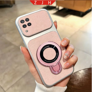 Suitable For Samsung A12 A22 4G 5G Leather Phone Case Folding Bracket Shockproof Casing With U Magnetic Suction
