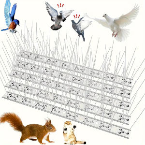 【ร้านค้ากรุงเทพ จัดส่ง 24 ชม】ขายดี! ลวดกันนกพิราบคุณภาพสูง  อุปกรณ์กันนกพิราบ กับดักนกพิราบ กันนกพิราบ หนามไล่นกพิราบ ยากันนกไล่นกพิราบได้ ตะปูกันนก ฐานสแตนเลส ยาว 50 ซม
