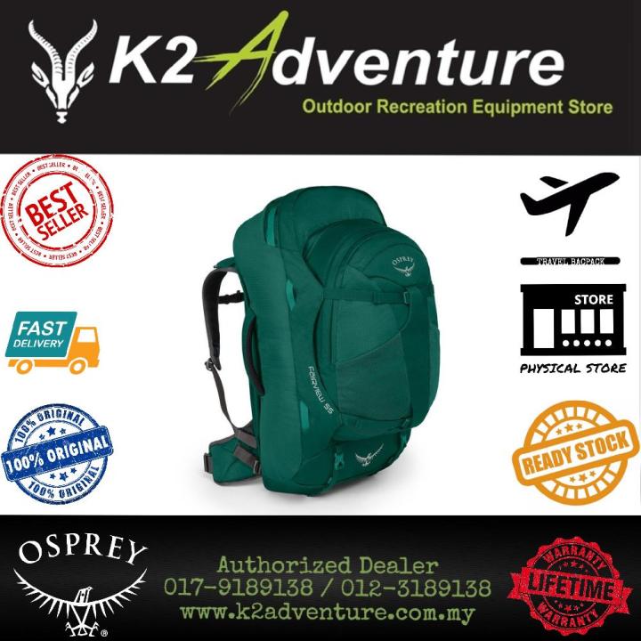 OSPREY FAIRVIEW 55 Backpack (100 Authentic) Lazada