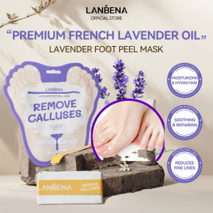 LANBENA Foot Mask Exfoliating Foot Peel Off Mask Foot Scrub Callus Remover Whitening Moisturizing Foot Pad Feet Dead Removal Foot Spa Foot Care