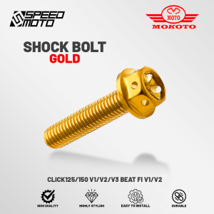 MOKOTO CLICK / BEAT FI REAR SHOCK BOLT FOR CLICK V1 CLICK V2 CLICK V3 BEAT FI V1 BEAT FI V2 MOTORCYCLE 1PC MKT-9185