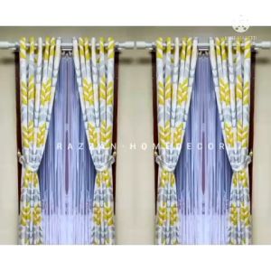 Gorden Blackout Bridal Motif Amanda Buat Jendela Dan Pintu
