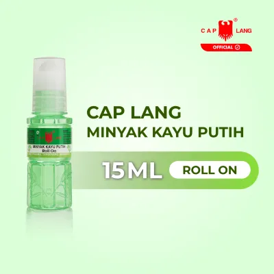 Cap Lang Minyak Kayu Putih Roll On 15 ml - Memberikan rasa hangat Meringankan Sakit Perut Perut Kembung dan Rasa Mual
