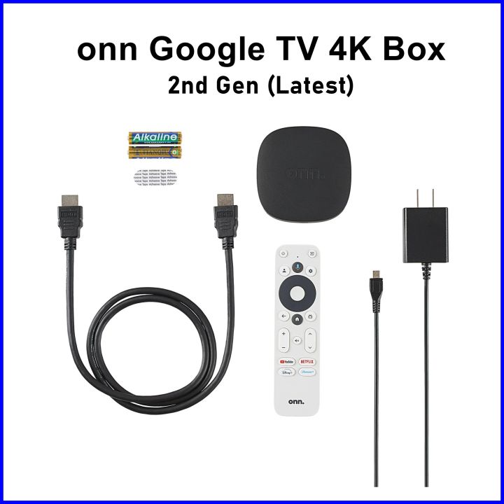 2023 Onn 4K Google TV Android 12 Netflik Certified Certified