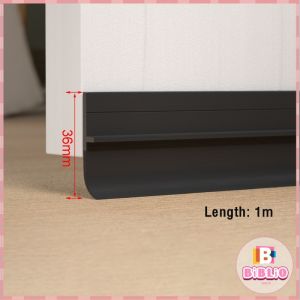 Door Bottom Sealing Strip 1m Insectproof Windproof Soundproof Window Sealing Strip