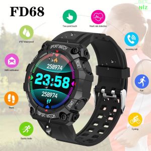 ♥【Readystock】 + FREE Shipping ♥ Original FD68S Sport SmartWatch Message Reminder Sleep Heart Rate Monitor Clock Watches For IOS Android Xiaomi Phone