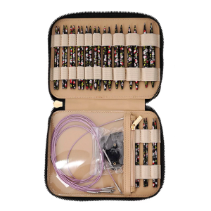 Short Round Knitting 3-10mm Interchangeable Circular Knitting Set with Case & Accessories for Knitting
