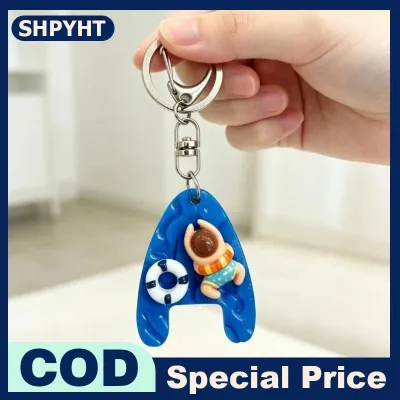 SHPYHT Cute Cartoon Swimmer Girl Pool Keychain Swimming Pendant Keyring Car Key Ring Bag Charm Backpacks Purses Pendant Party Gift