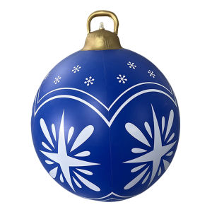 60CM Xmas Decorative Ball Water-Proof Inflated Ball Colorful Versatile Porch Courtyard Ornaments